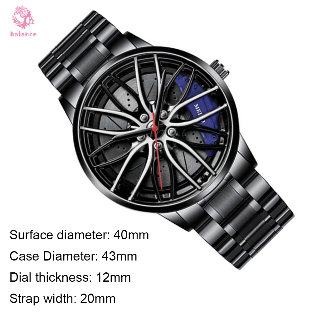 Đồng Hồ Đeo Tay Thạch Anh Phong Cách Punk Cá Tính Cho Nam