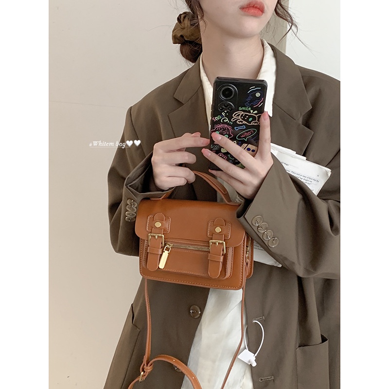 Túi Đeo Chéo Phong Cách Retro Anh Quốc 2023