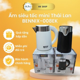 Ấm siêu tốc mini thái lan bennix-008ek 0.8l- bình đun siêu tốc, bình đun mini, ấm siêu tốc mini