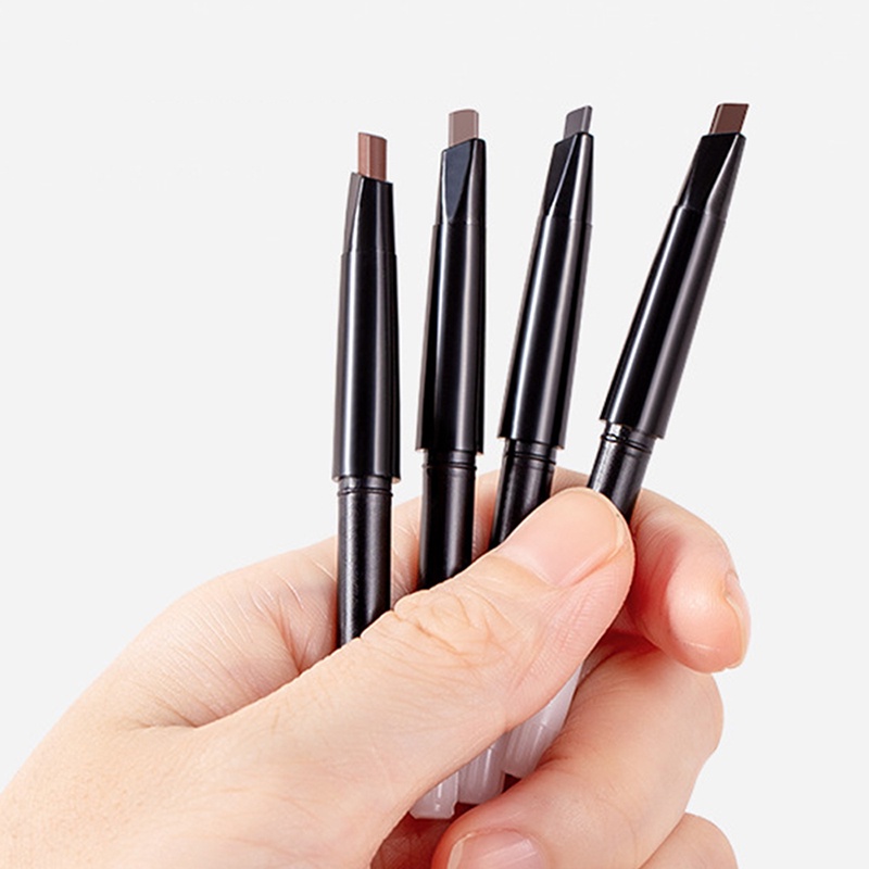 Bút Chì Kẻ Lông Mày Hai Đầu Xoay Tự Động 5 Màu Tùy Chọn timetunnel