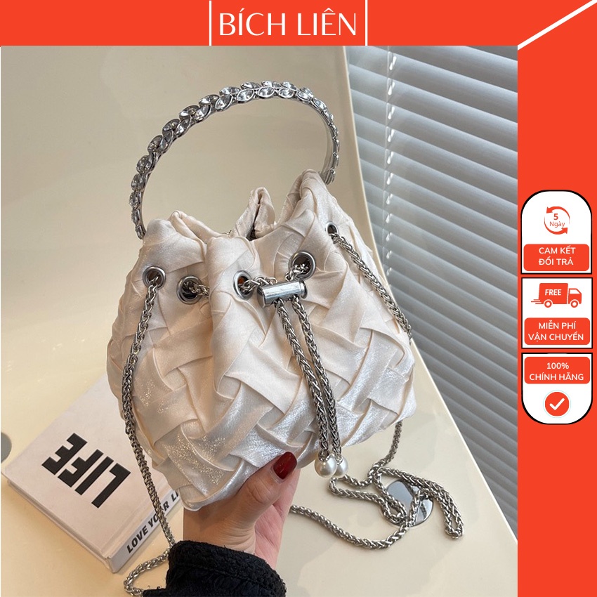 Túi Quai Rút Đính Đá hàng QC