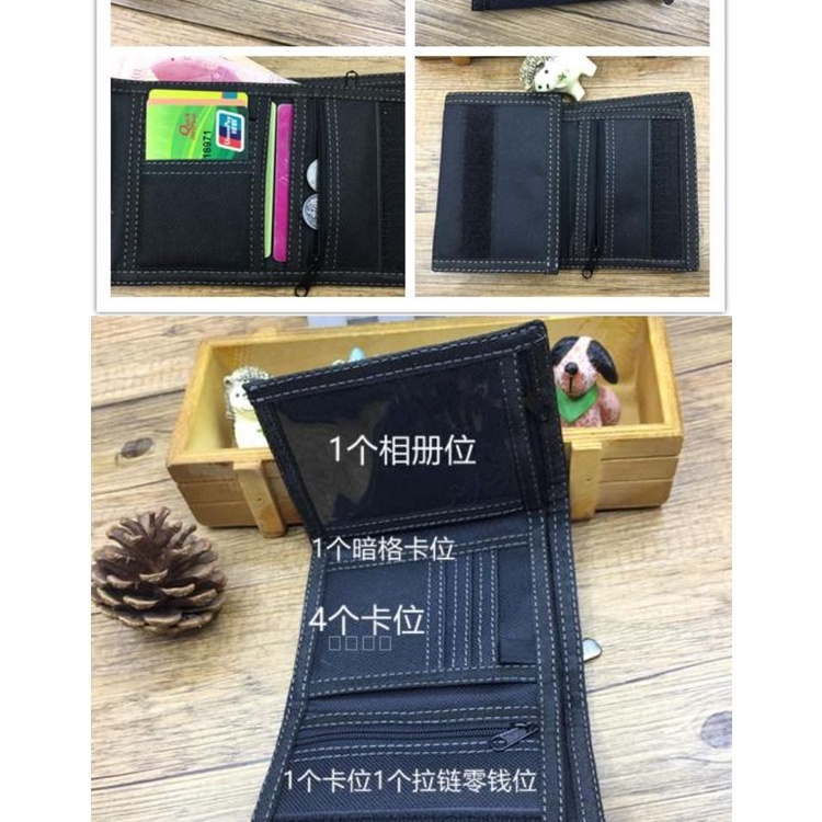 Ví Ngắn Bằng Vải Siêu Mỏng Thiết Kế Độc Đáo Thời Trang Cho Nam Và Nữ