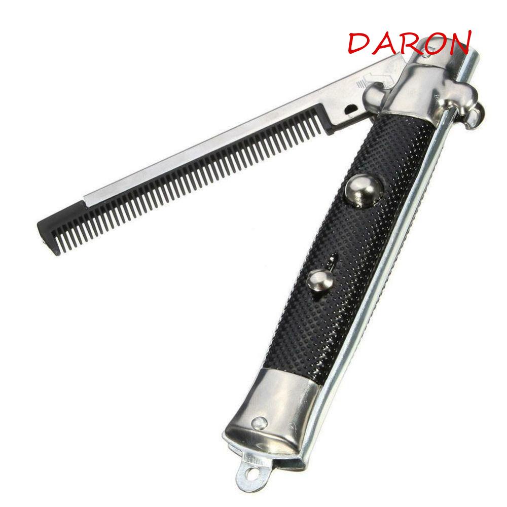 Lược Chải Tóc Tạo Kiểu Bằng Thép Có Thể Gấp Gọn Tiện Dụng