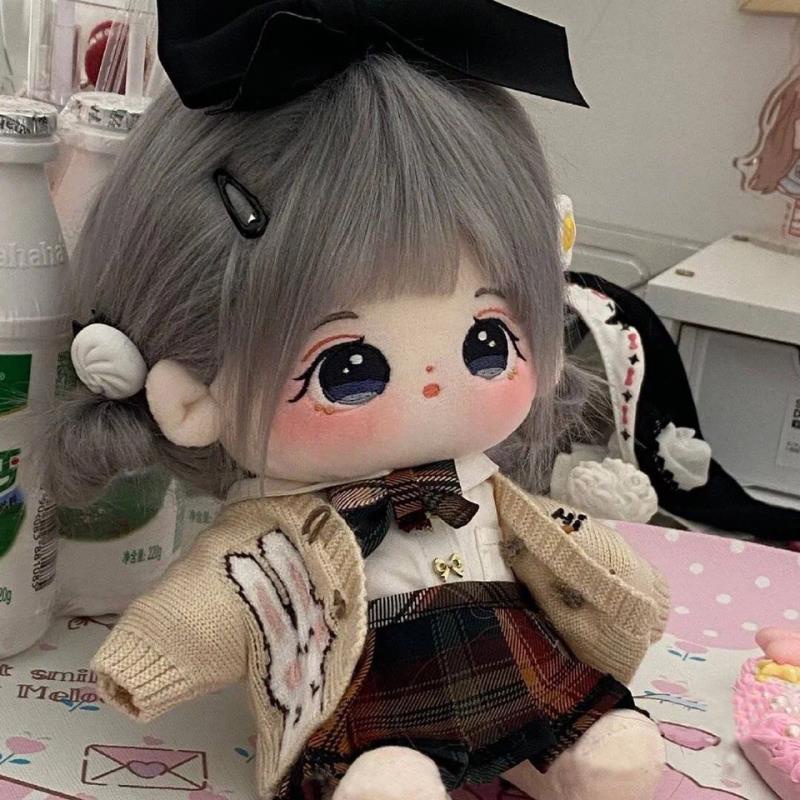 Thú Nhồi Bông cotton Siêu Mềm 20cm Dễ Thương Cho Bé Gái