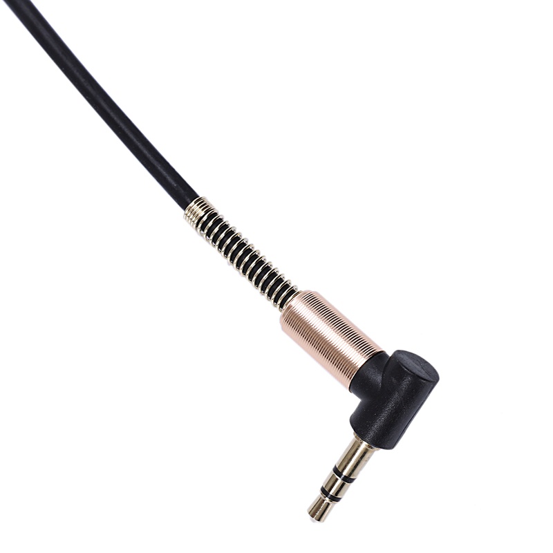Cáp Âm Thanh Aux Jack 3.5mm 3.5mm Góc 90 Độ Chuyên Dụng Cho iphone Đen