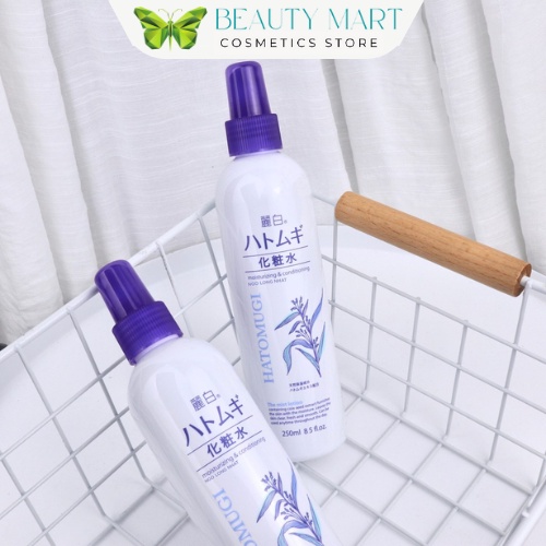 Xịt Khoáng Phun Sương Dưỡng Ẩm Và Làm Sáng Da Ý Dĩ Hatomugi 250ml