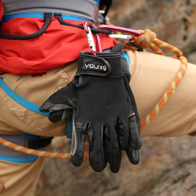 Xinda Găng Tay Da Cừu Chống Trượt Chuyên Dụng Cho Luyện Tập Thể Thao