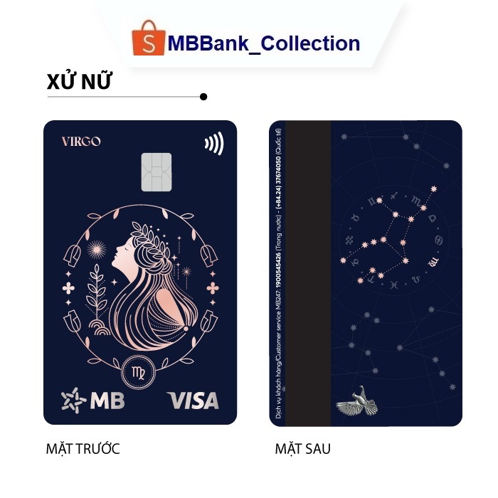 Bộ sưu tập thẻ MB hi collection phiên bản cung hoàng đạo - Xử nữ, Thiên Bình, Cự Giải, Sư Tử