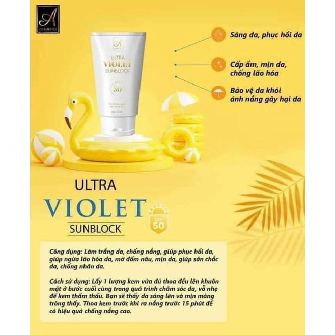 Kem Chống Nắng Phương Anh Acosmetics Ultra Violet Chính Hãng