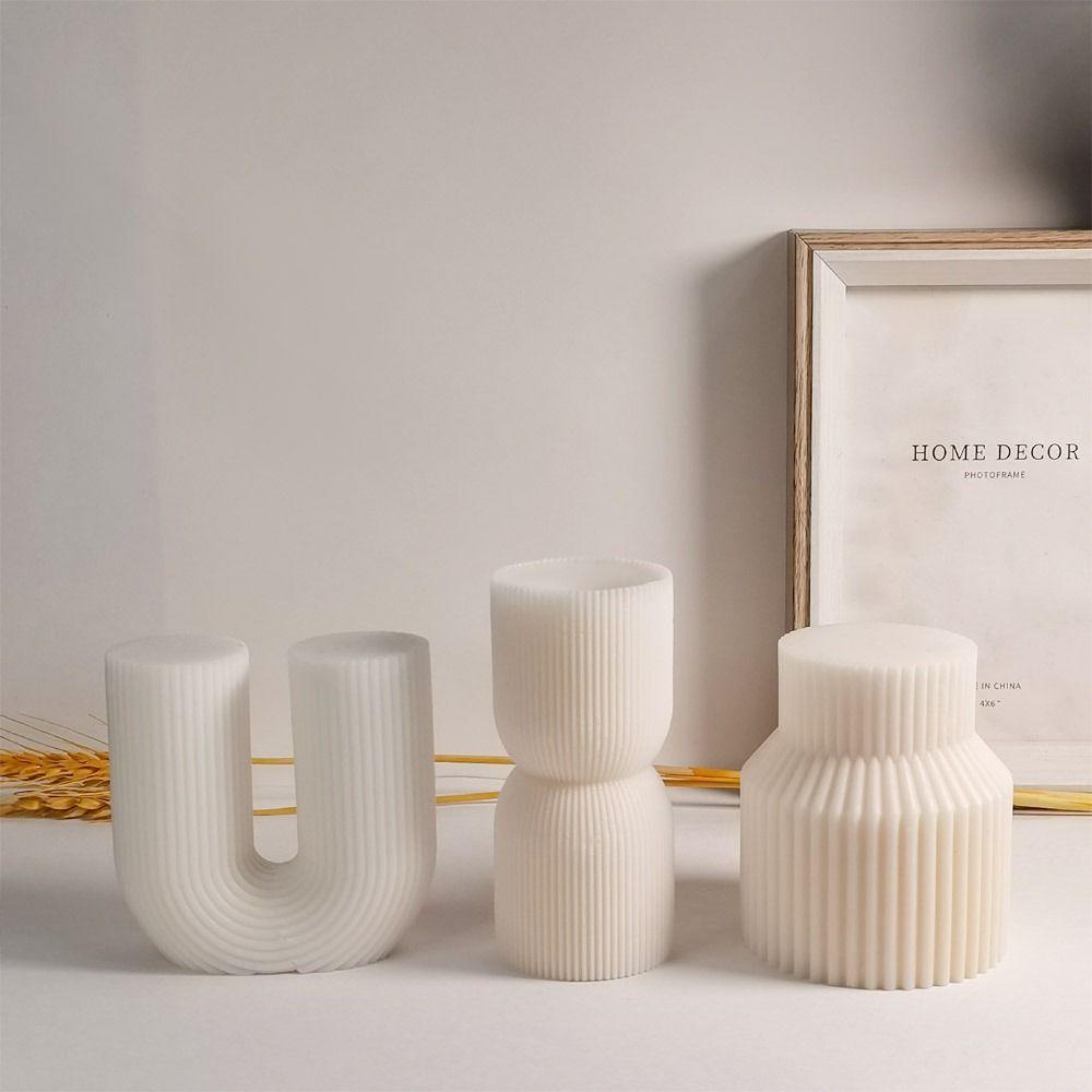 Khuôn Silicone Tạo Hình Làm Nến Hình Chữ U 1