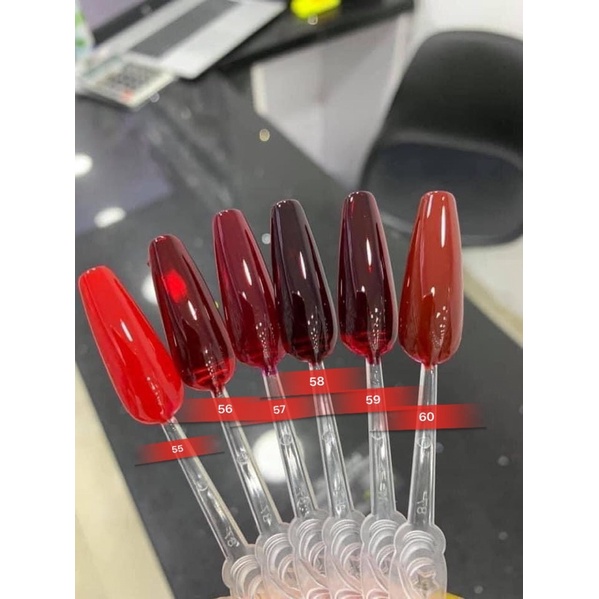 Sơn gel đỏ bóng kính,sơn thạch đỏ cao cấp, sơn thạch maerji