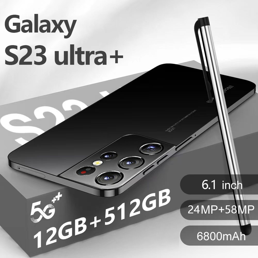 Điện thoại di động Galaxy S23 Ultra hoàn toàn mới chính hãng Điện thoại trò chơi thể thao điện tử Android 5G hỗ trợ COD