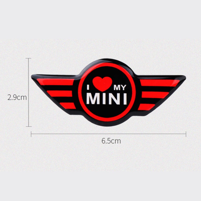 Miếng Dán Trang Trí Vô Lăng Xe Hơi MINI Cooper Countryman Clubman Cabrio JCW Bằng Epoxy