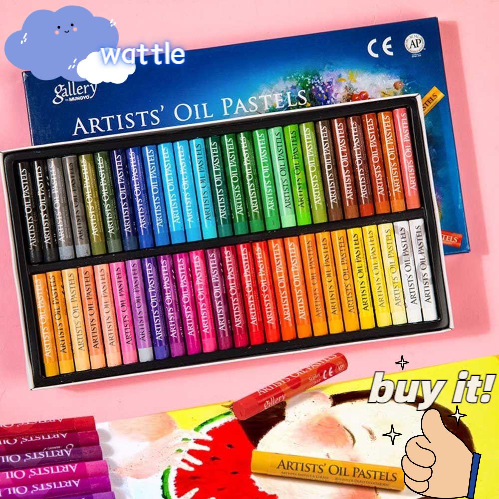 Set 15 / 25 / 50 Bút Lông Mềm Màu Pastel Vẽ Tranh Sơn Dầu Nghệ Thuật