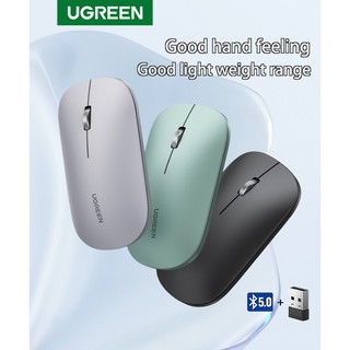 Chuột không dây ugreen kết nối bluetooth 4000dpi 2.4ghz