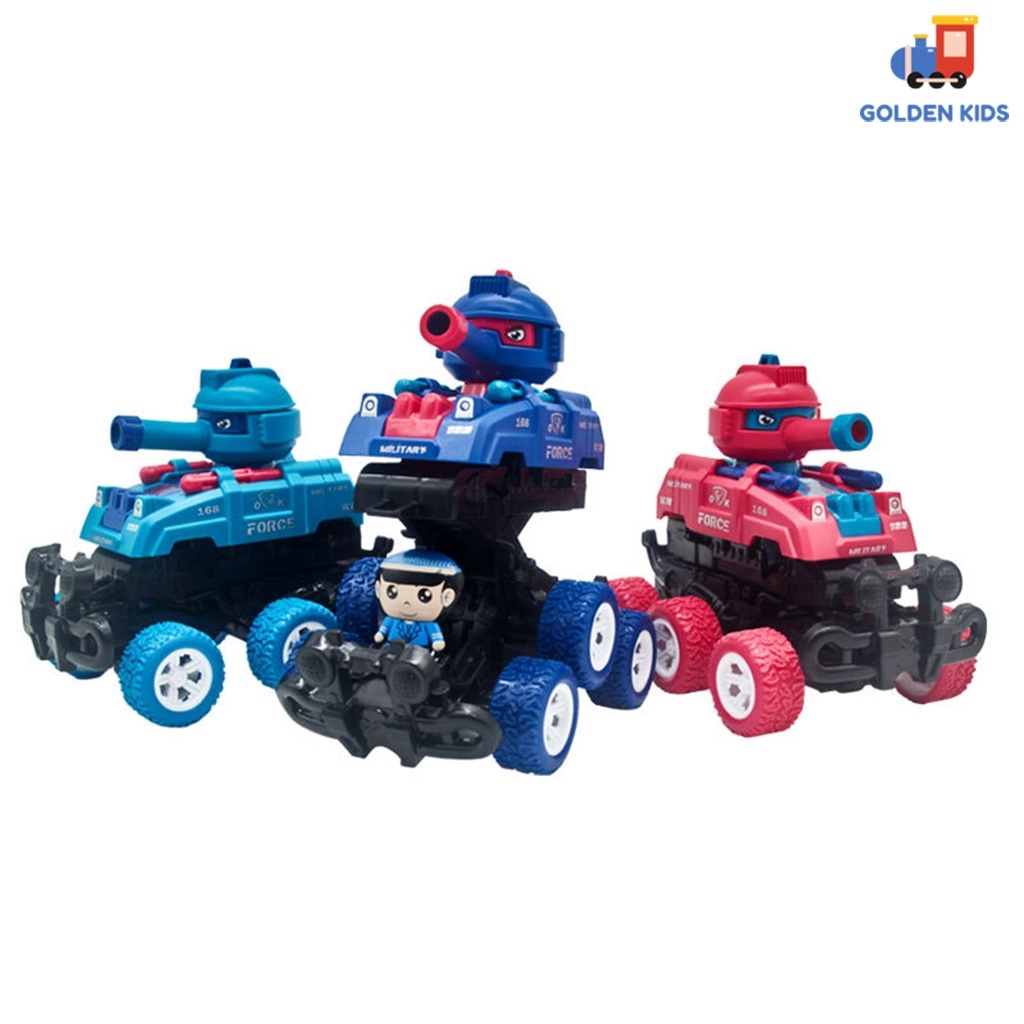 Đồ Chơi Ô Tô Xe Tăng Biến Hình Phát Triển Trí Tuệ Vận Động Cho Bé PANDA TOYS