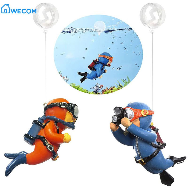 ♫Dụng Cụ Lặn Nổi Mini Đồ Trang Trí Cảnh Quan Nhỏ Gọn Cho Bể Cá Đồ Trang Trí Bể Cá Quả Cầu Nổi Nhỏ Phụ Kiện Bể Cá