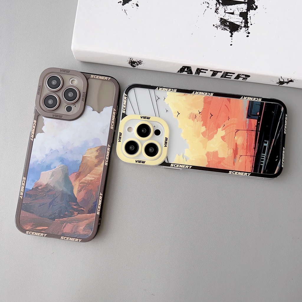 Ốp Điện Thoại Tpu Dẻo Trong Suốt Họa Tiết Đôi Mắt Thiên Thần Độc Đáo Cho iphone 14 13 12 11 pro max x xr xsmax