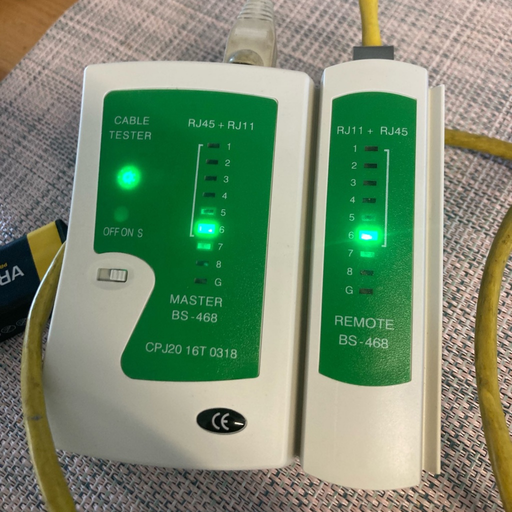 Thiết Bị Kiểm Tra Mạng 3 Cổng RJ45 RJ11 RJ12 LAN Đa Năng Cho Văn Phòng