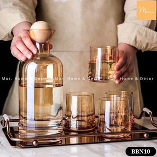 Bộ bình nước thủy tinh chịu nhiệt - BBN10