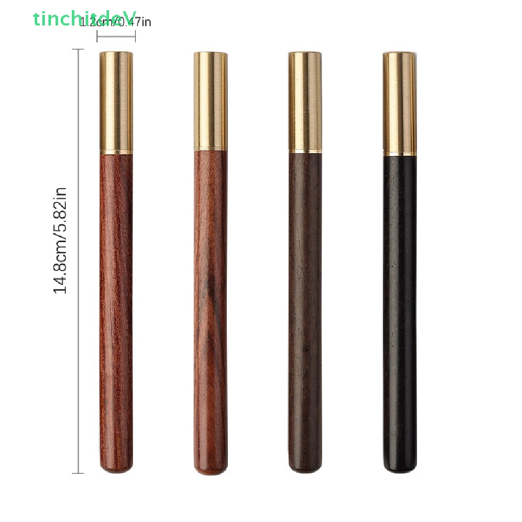 Bút Bi Nắp Lăn Bằng Đồng Thau Phong Cách Vintage Dành Cho Học Sinh / Văn Phòng