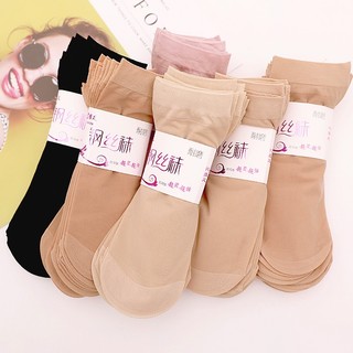 Q00T 1 pairs of spring and summer steel wire socks are not easy to break and do not hook Silk women's pair socks wear-resistant super soft velvet socks