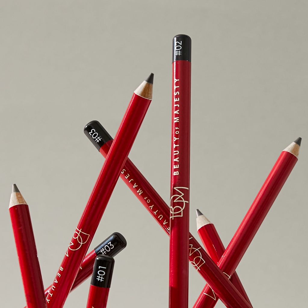 Chì Kẻ Chân Mày BOM Tự Nhiên Mềm Mịn Basic Wood Brow Pencil 1g