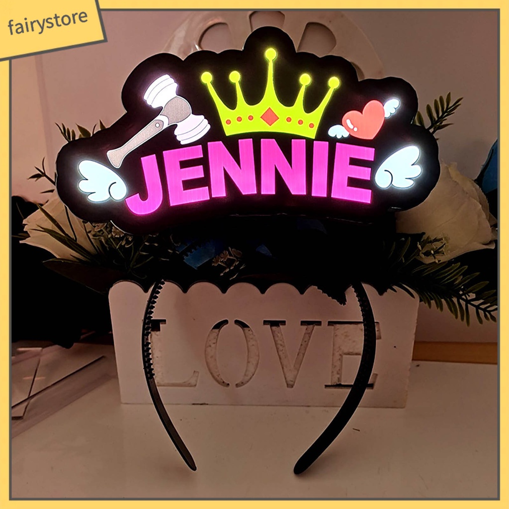 [Fairy1] Băng Đô Màu Đen Bằng Acrylic Chống Trượt Có Thể Tháo Rời Hỗ Trợ Quạt