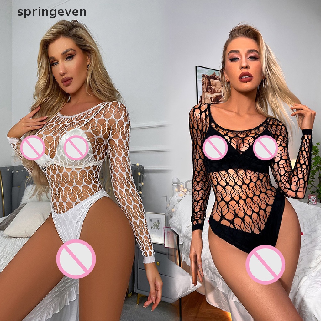 Đầm Lưới Dài Tay Xuyên Thấu Gợi Cảm Cho Nữ