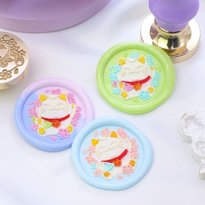 Con Dấu Niêm Phong Bì Thư Bằng Đồng Họa Tiết Độc Đáo