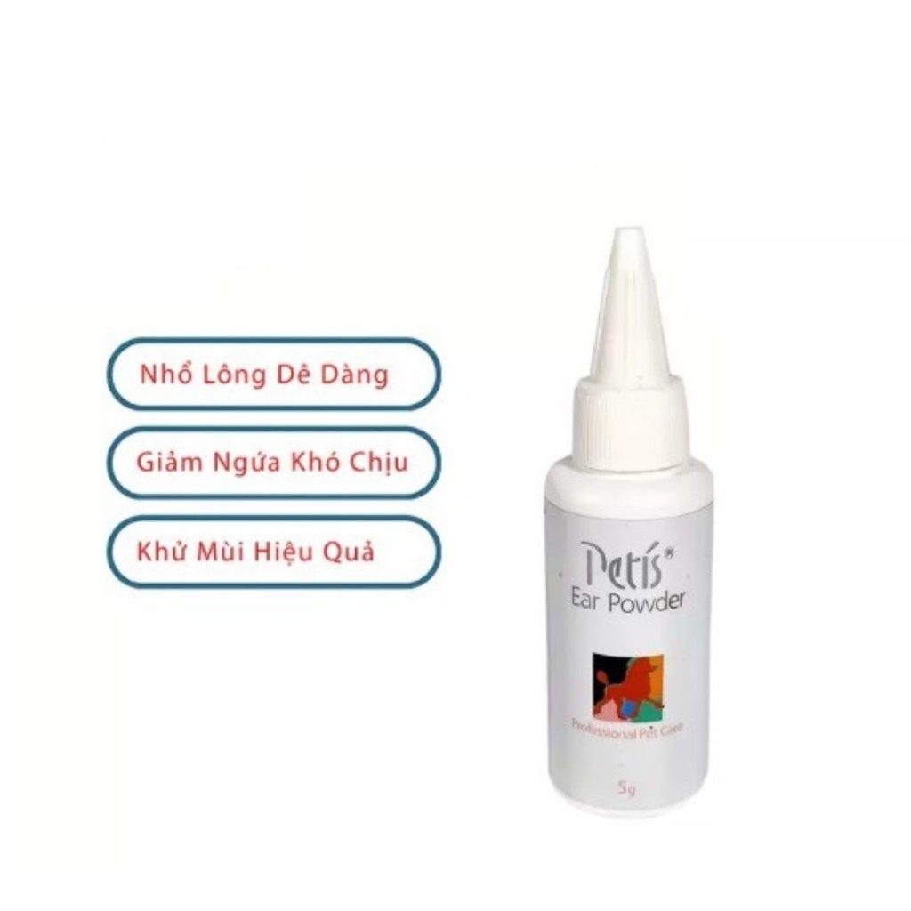 Lọ 5gr- Bột nhổ lông tai chó mèo