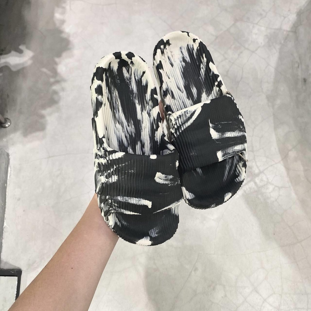 Dép adidas Adilette 23 Slides ‘Black Grey’  | PiuPiu Authentic