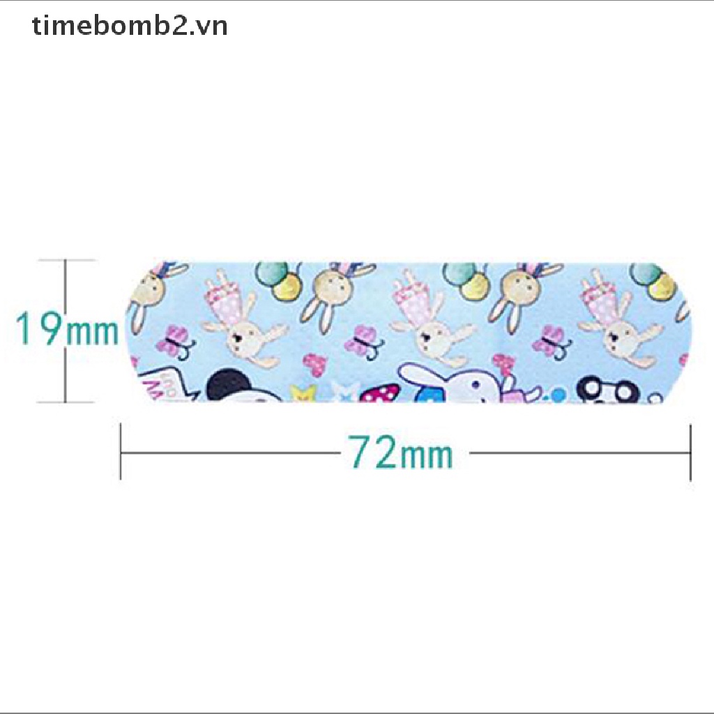 {Mới} Set 50 Miếng Băng Cá Nhân In Họa Tiết Hoạt Hình Dễ Thương Đa Dạng Trang Trí Cho Trẻ Em.