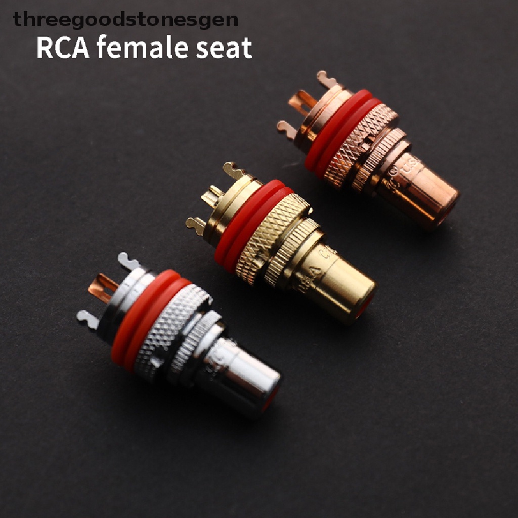 1 Cặp Jack Nối CMC RCA Cái AV Audio Video Bằng Đồng