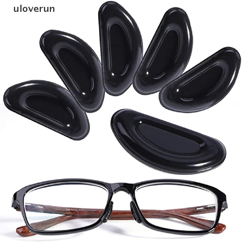 1 Cặp Đệm Mũi Silicon Chống Trượt Hình Chữ D Bảo Vệ Mắt Kính