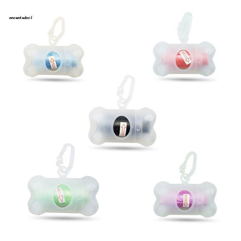 ✿ Túi Đựng Phân Chó Đi Dạo Ngoài Trời Trong Suốt Kèm Khóa Cài Tiện Dụng