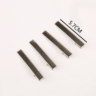 Set 10 Kẹp Tóc Màu Đen / Bạc Thời Trang Cho Nữ