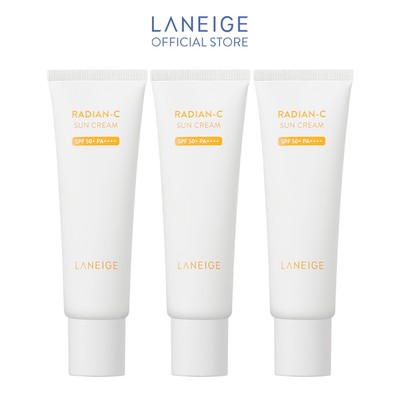 [HB gift] Bộ 3 Kem chống nắng Laneige Radian-C Sun Cream SPF 50+ PA++++10ml x 3
