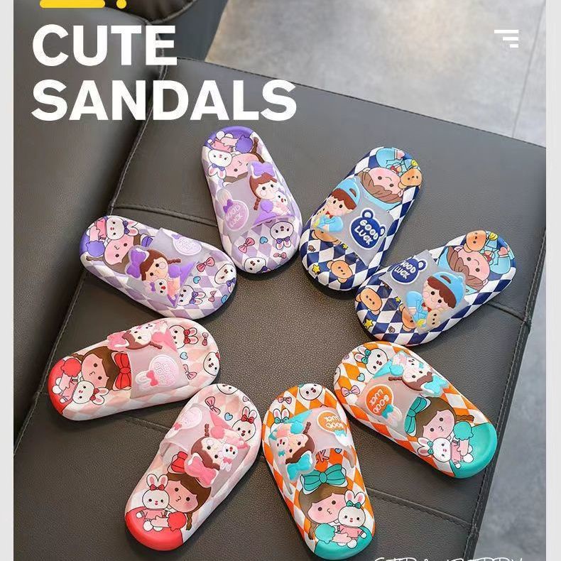 Dép Quai Ngang Hình Trái Cây Thời Trang Cho Bé