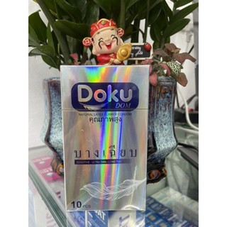 Bao cao su Doku bạc Thái Lan chất lượng cao, siêu mỏng, kéo dài thời gian hộp 10 chiếc
