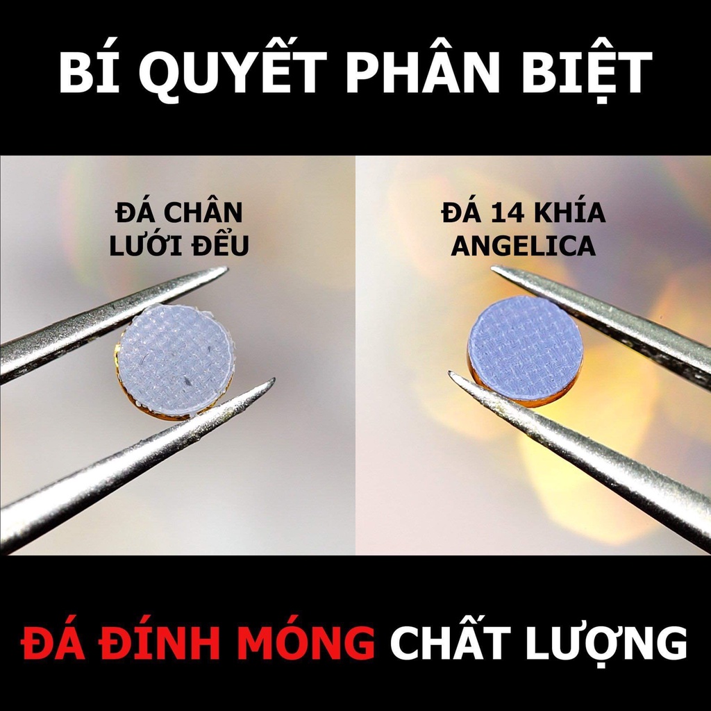 Đá Chân Lưới Nail 16 Khía Crystal AB 802 Đính Móng ANGELICA 802