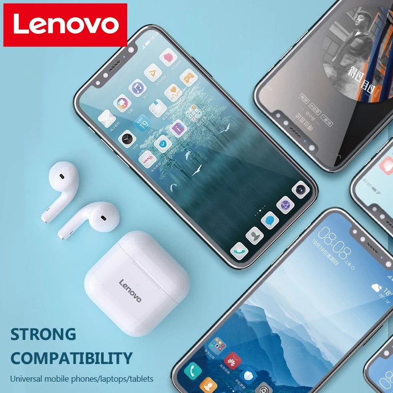 Tai Nghe Bluetooth Không Dây Lenovo QY3 TWS 16 Ohm Độ Nhạy Cao 91 ± 3dB 20-20000Hz