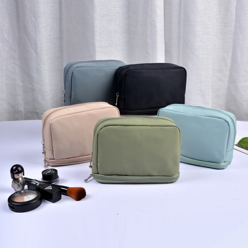 Túi Đựng Cọ Trang Điểm Hai Lớp Tiện Lợi Khi Đi Du Lịch