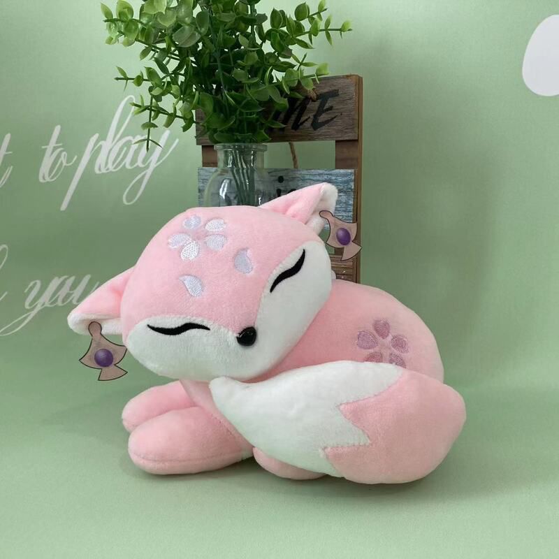 Genshin Thú Nhồi Bông Hình Cáo yae miko Mềm Mại Và Hoàn Hảo Để Ôm Sát Và Gợn Sóng