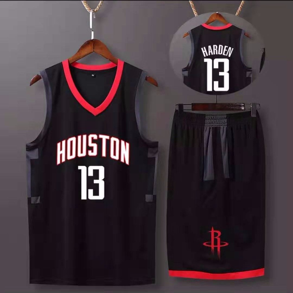 set bộ quần áo nam Bộ Đồ Bóng Rổ jersey harden 13 weishao 0 120-200 cm Chất Lượng Cao