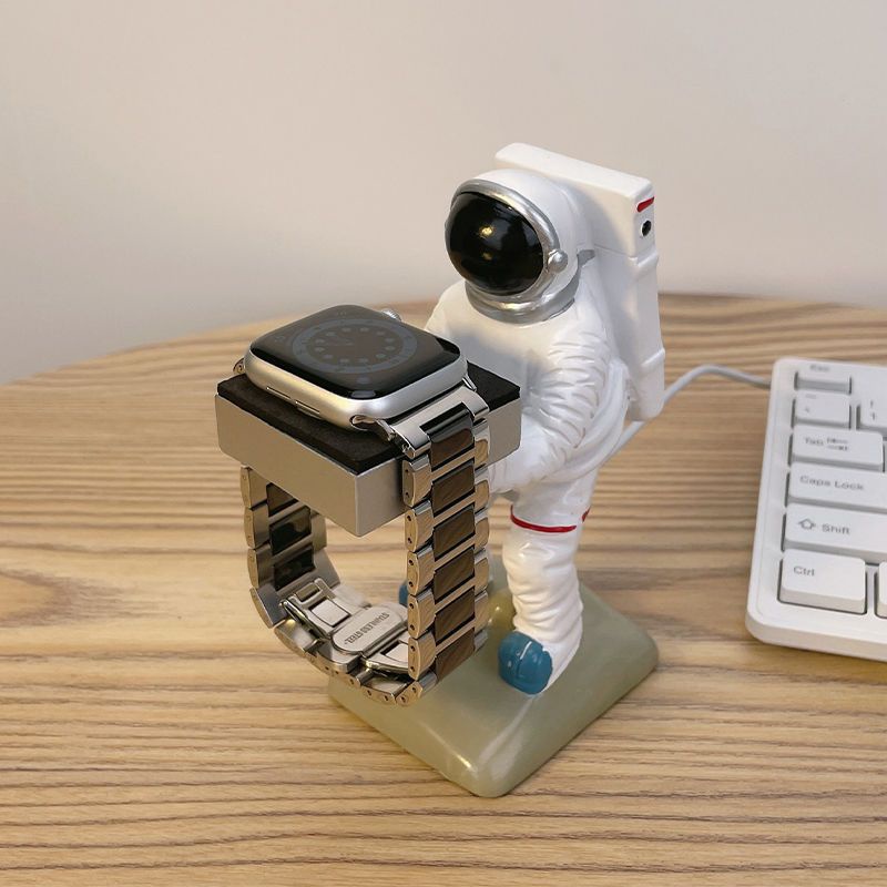 Giá Đỡ Trưng Bày Đồng Hồ Đeo Tay Đế Sạc Đứng Hình Phi Hành Gia Sáng Tạo Phù Hợp Cho Apple Huawei iwatch