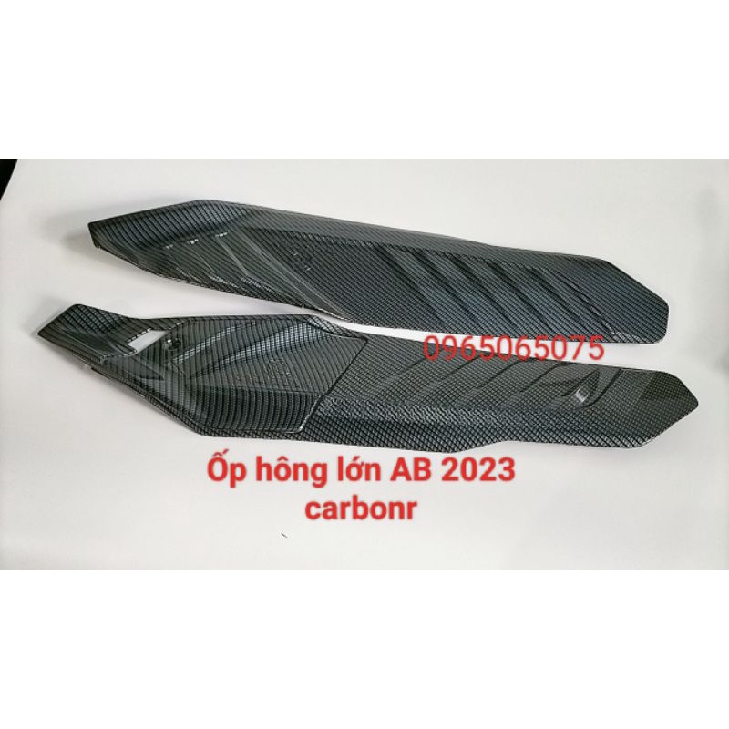 Ốp hông lớn AB- AIR BLADE 2023 carbon