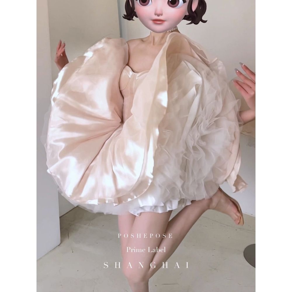 Đầm Tay Dài Hở Vai Phong Cách Hàn Quốc Thời Trang Mùa Hè Hàng Mới 2023 Dành Cho Bạn Nữ