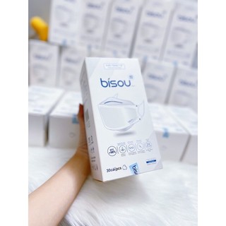(Hộp lớn 30c) KHẨU TRANG Y TẾ LỌC BỤI MỊN BISOU KF94