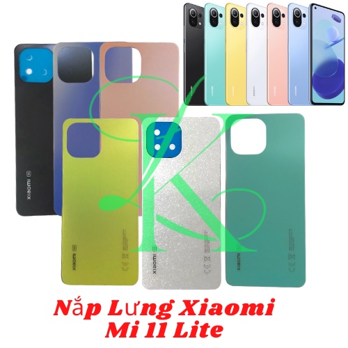 Nắp lưng xiaomi mi 11 lite